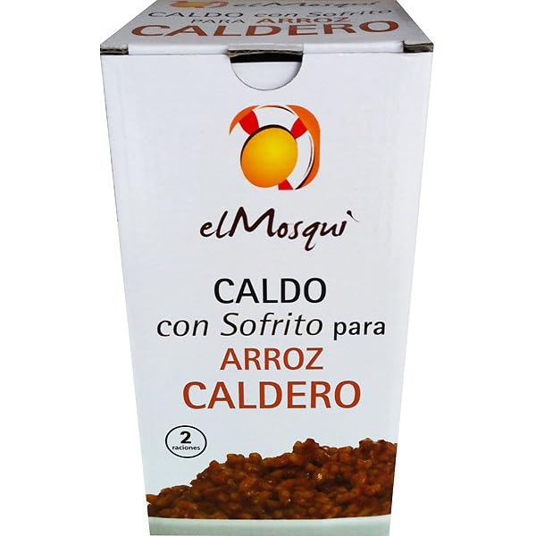 Caldo con sofrito para arroz caldero, 2 raciones, envase 750 g, EL MOSQUI