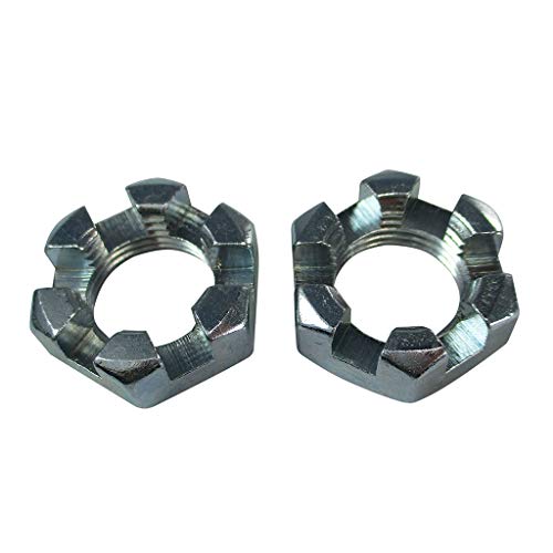 5/8-18 Slotted Spindle Nut - 2 Pack