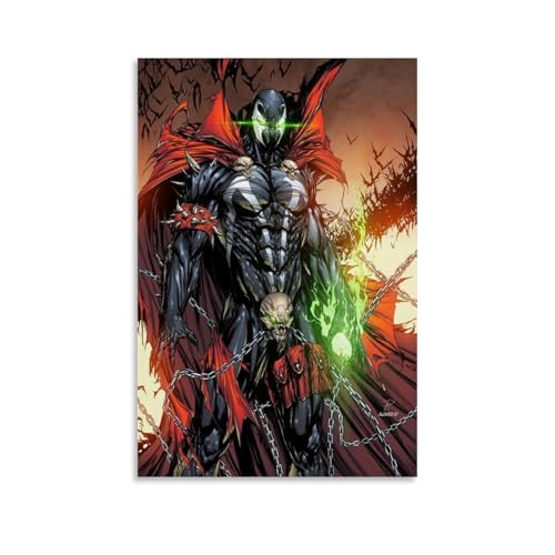 LaFegoude Spawn Fanart Poster Peinture décorative sur toile Art mural pour salon, chambre à coucher, art mural, impression d'image moderne, décoration de salle familiale, 30 x 45 cm
