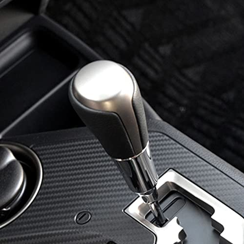 Aflytep Couvre pommeau de levier de vitesses en cuir pour Corolla Rav 4 2014-2019 Colliers de changement automatiques cousus une main DIY A