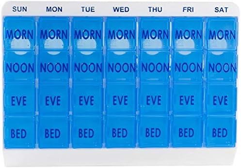 Miniatura 6 de Apex Organizador de píldoras de 7 días 4 veces por día (tamaño grande)