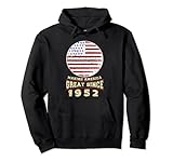Photo Gallery 70° compleanno vintage make america great tees since 1952 felpa con cappuccio Photo Gallery 70° compleanno vintage make america great tees since 1952 felpa con cappuccio