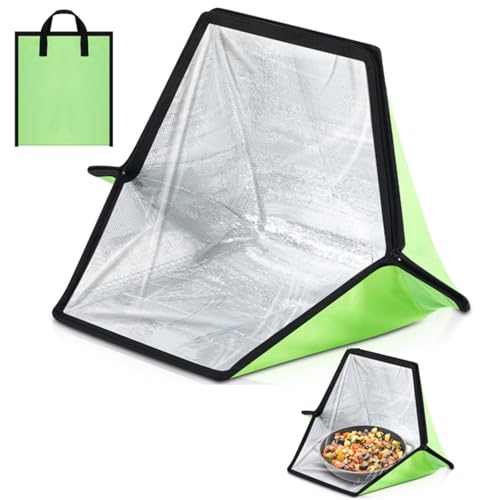 Teenyyou 1 Pack Portable Foldable Solar Oven & Solar Cooker Mini Camp Stove with Sun-powered Heating...