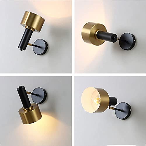 Lámpara de pared ajustable E27 para iluminación interior de dormitorio y estudio 8