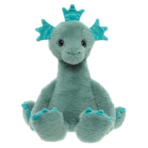 Charlie Bears Nessie Loch Ness Monster | Bear & Me Medium Seaweed Green | Mythical Soft Plush Toy