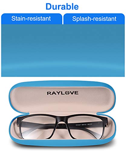 Image of RayLove Unisex Hard Shell Eyeglasses Cases, Protective Case For Glasses