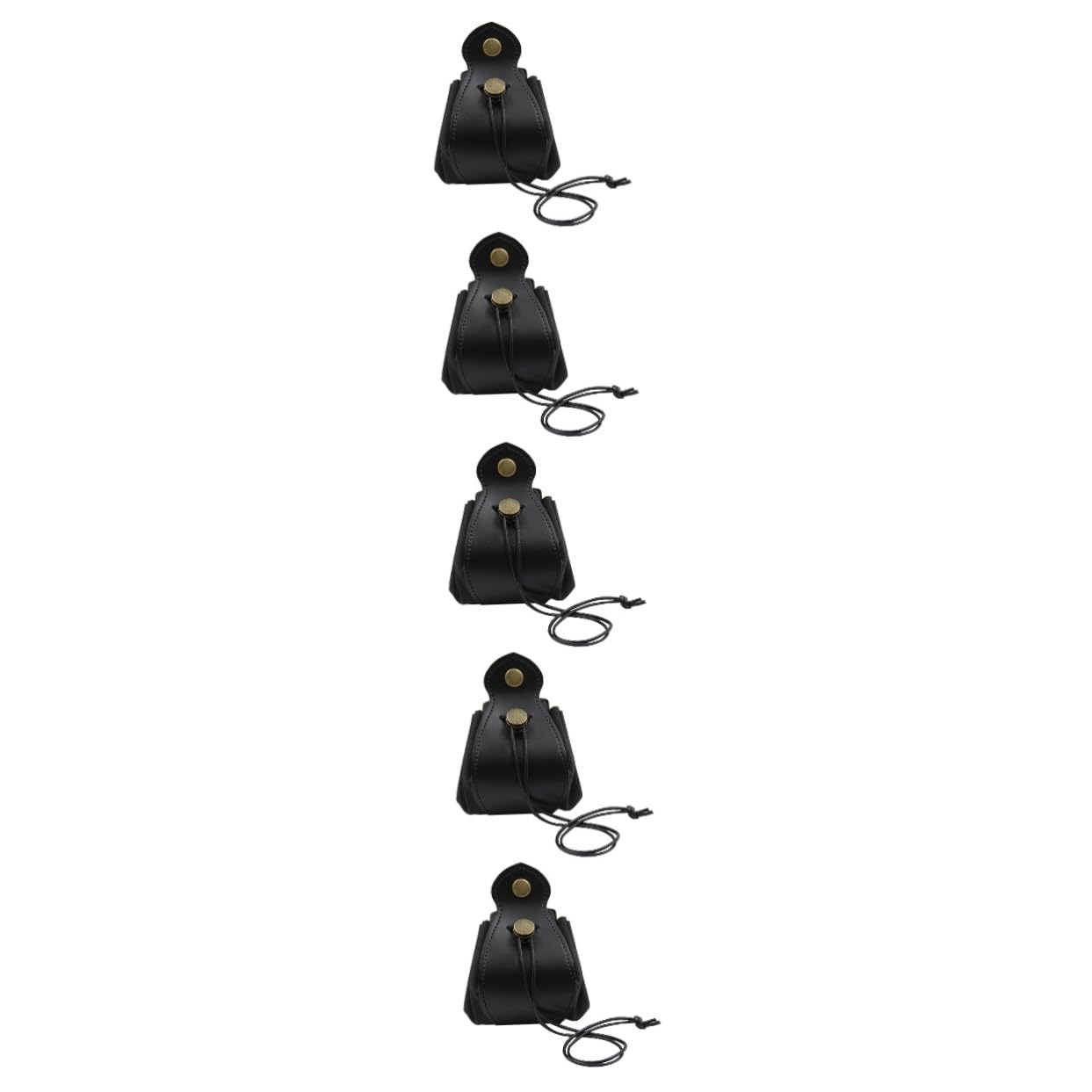 YARNOW 5 Pezzi Custodia Per Dadi Compatto Custodia Viaggio Segnale Piccolo Polvere Gioco Borsa Di Stoccaggio Dei Dadi Marsupio Sacchetto Di Perline Di Gioco Buste Vassoio Pelle