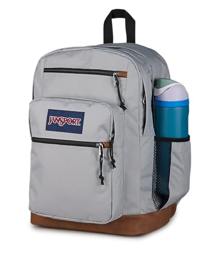 Image of JanSport Cool Backpack with 15-inch Laptop Sleeve, Large Computer Bag Rucksack with 2 Compartments, Ergonomic Straps, Grounded Grey
