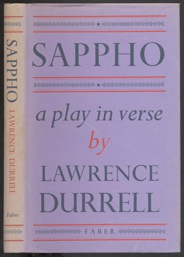 Sappho, a play in verse B0007DM35U Book Cover