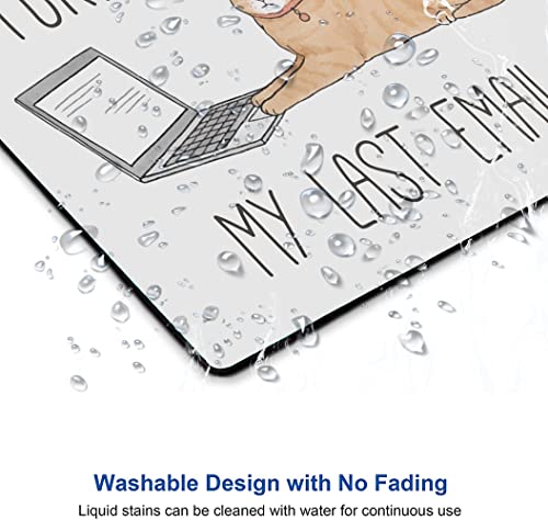 Hokafenle Mouse Pad, Fun Mouse Pads With Design, Computer Mouse Pad, Square Mouse Mat Personalized Mousepad Non-Slip Rubber Base Mousepads For Office Laptop, Funny Cat #TOP4