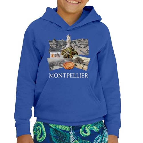 Sweat à capuche enfant Montpellier chaud et robuste contre l'usure de l'école