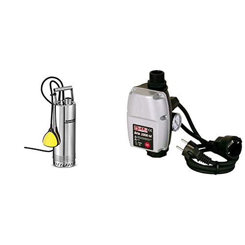 Kärcher Tauchdruckpumpe BP 2 Cistern & T.I.P. 30241 Elektronische Pumpensteuerung BRIO 2000 M, für alle Tauchdruck-, Tiefbrunnen-, Zisternen- und Gartenpumpen ab 1,5 bar