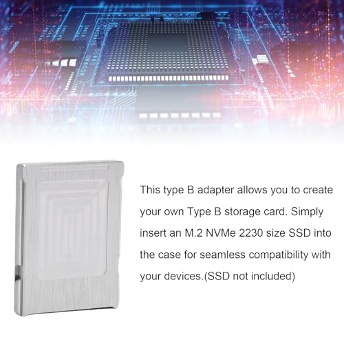 Adaptador Pomya M.2 NVMe 2230 a Tipo B Carcasa Aluminio miniatura 2