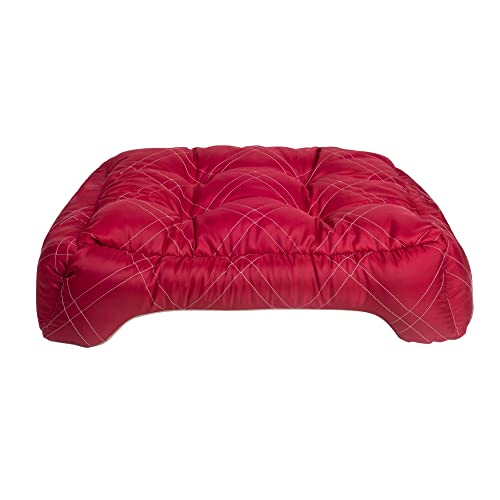 Long Rich All Season Rectangle Pet Bed, Burgundy, 25X21 Inches (Pack Of 1) #TOP5