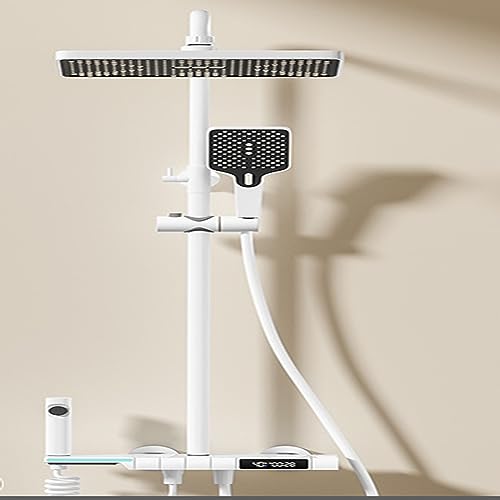 Douche thermostatique à affichage digital pour éviter les variations de température