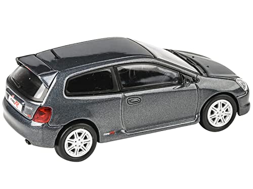 Civic Type R EP3 Cosmic Gray 1/64 - Modèle de Collection Haute Précision