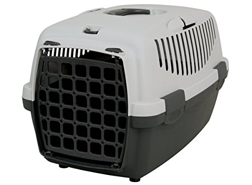 Zolux Caisse/Panier de Transport Gulliver 3 en Gris pour Chien/Chat de Moins de 12 kg. 40 x 61 x 38 cm