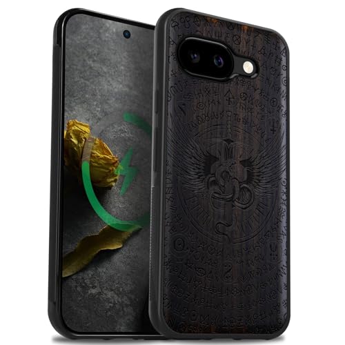 Carveit MagSafe (�}�O�Z�[�t) �Ή� Google Pixel 9a �P�[�X �ؐ� �y�V�R��+TPU�V���R���c�[�C�������z ���C���� �O�[�O���s�N�Z�� 9a �P�[�X �E�b�h �ϋv�� ����~�� �w��h�~ �ϏՌ� Pixel 9a �J�o�[ (��