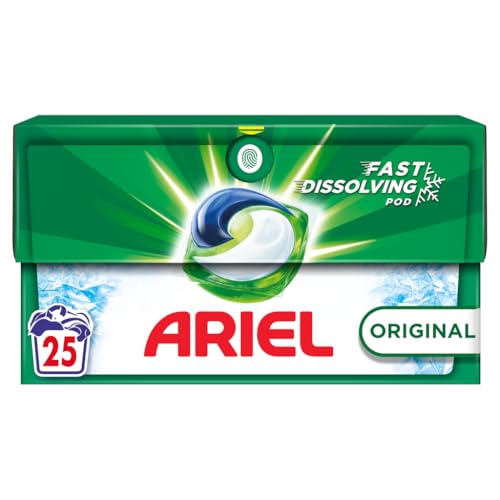 ARIEL ORIGINAL ALL IN 1 PODS WASHING LIQUID CAPSULES 25 WASHES
