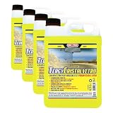 Ma-Fra, Tergy Cristalvetro, Liquido Lavavetri Per Vaschette Tergicristallo, Pronto All'Uso, Anticalcare, Non Lascia Aloni, Profumo di Limone, Elimina Tracce di Smog, Migliora Visibilità, Tanica 4500ml