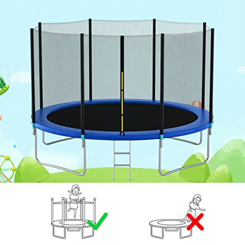 Filet de trampoline rond de 1,8 à 4,3 m avec fermeture double tête - 3