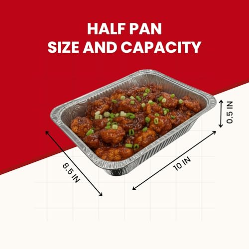 Image of Flameless Food Warmers (Pack of 2) - Disposable Pads to Keep Food Warm - Half Size Pan Warmers for Catering, Buffet, Parties & Chafing Dishes