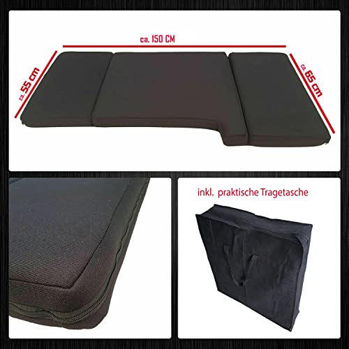 BREMER SITZBEZÜGE Camper-Bett Kinderbett Fahrerhausbett kompatibel mit Peugeot Expert 3 Traveller 2016 Wohnmobil zubehör Wohnmobilbett Camping Camper Zubehör