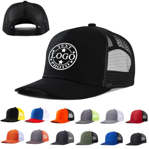 Bulk Custom Hat Design Your Own Personalized Trucker Hat Add Your Text/Logo/Photo Customized Outdoor Hats for Men&Women style57