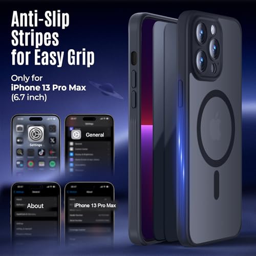 Image of Symcele Designed for iPhone 13 Pro Max Case, Black