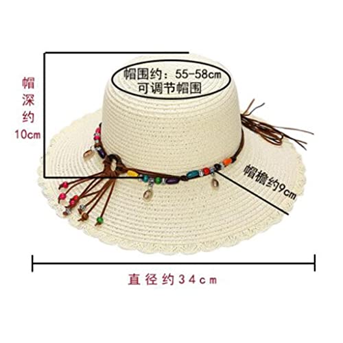 Chapeau de plage pliable idéal pour vos vacances d'été