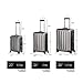 TRAVELKING All Aluminum Carry On Luggage with TSA Locks Fashion Cool Metal Hard Shell Spinner Suitcase (Grey, 20 Inch)