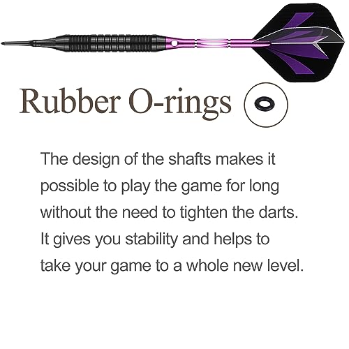 Sanfeng Freccette con punta in plastica, 18