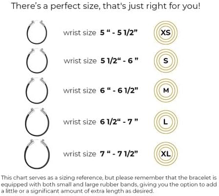 Miniatura 2 de LoveSnap Pulsera Mindfulness  Banda de goma de silicona 100% con cierre de oro rosa, herramienta CBT para pensamiento positivo, incluye 5 bandas de