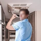 Tidevib Aktivkohle-Schaumstoff-Luftfilter-Pad, 1 m, schwarz, imprägniert, für Wohnmobil-Klimaanlage, für Dunstabzugshauben, Luftreiniger