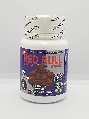 Red Bull 24ct Maximum Strength Extra Energy Best Pills for Man That Work Plus Love Potion Pen