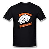 AICH Men's CSGO Virtus PRO Team Logo Black T Shirt