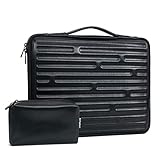 MCHENG Laptop Sleeve Bag Compatible with 13-13.3 inch MacBook Pro, MacBook Air, Chromebook, Notebook Computer with Small Case, Black