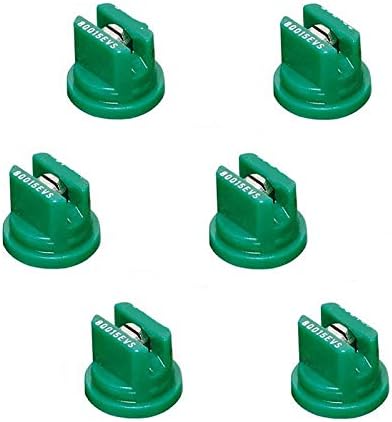 Pack of 6 - TeeJet Even Flat Spray Tips 80° Polymer w/SS Insert 0.15 GPM @ 40PSI Farmer Bob's Parts TP80015EVS
