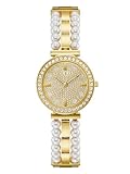Guess Ladies 30mm Gold Tone Bracelet Champagne Dial Watch