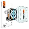 Spigen Glas.tR EZ Fit Schutzfolie kompatibel mit Apple Watch Ultra 3/2/1, 49mm, 2 Stück, Kratzfest, inklusive Installationskit, Kristallklar, 9H Härte Folie