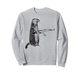 Hunting Shirt Woodchuck AK-47 Gun groundhog funny tee