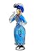 Dale Tiffany Arciala Handcrafted Art Glass Figurine, Blue, White