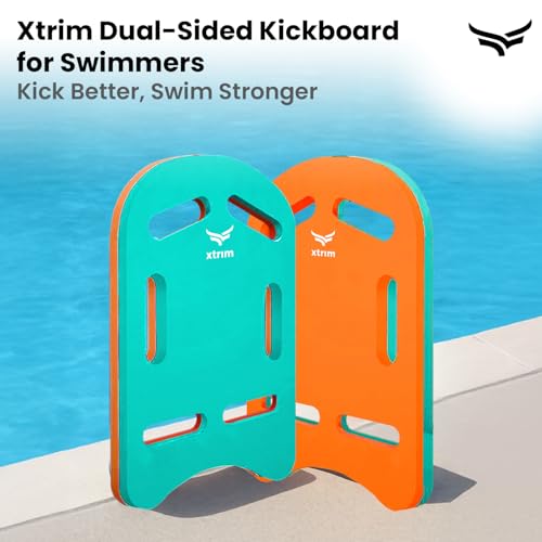 Image of VFK by Xtrim 25mm Extra Thick Swimming Kick Board, Swimming Floater for Adults & Kids, Kickboard for Beginners Training, Swim Float Pad with All Holding Angles, Equipment for Swimmers