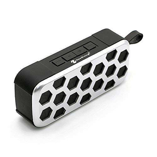 ELECTROPRIME Newrixing Nr-3019 Portable Bluetooth Speaker, angled view showing top controls and front grille.