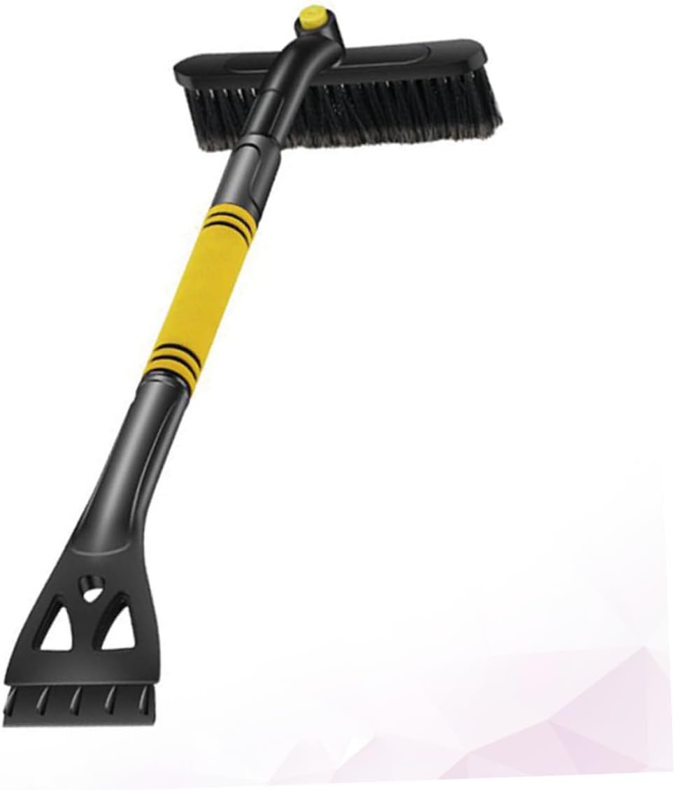 Zerodeko Telescopic Car Snow Shovel Brush Snow Cleaner Ice Scraper Tool Windshield Brush for Car