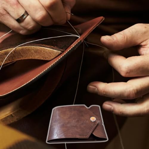 Vintage Handmade Leather Wallet,Vintage Handmade Leather Wallet With Pen,Multifunctional Compact Wallets,Vintages Handmades Leathers Wallets Shape Walletes & Pen (2)3