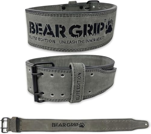 Ceinture d'haltérophilie BEAR GRIP Power Belt pour vos séances de powerlifting en salle