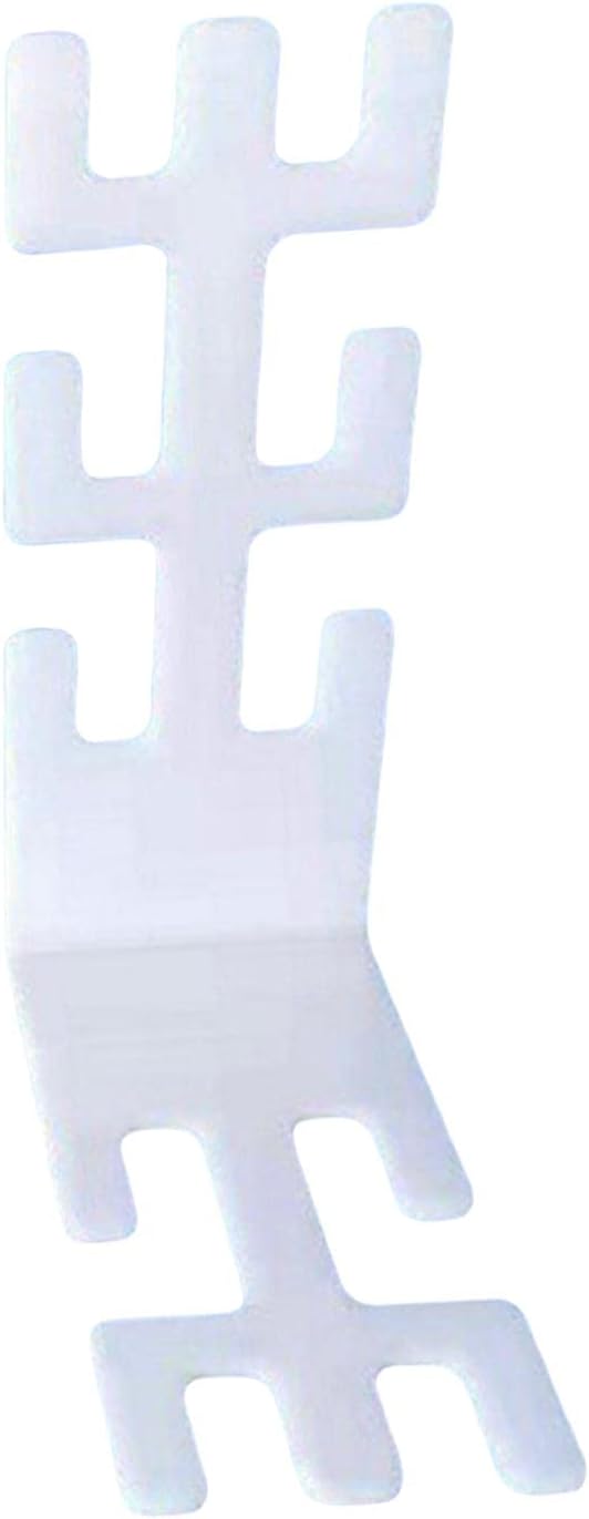 Wowobjects® Pet Anesthesia Breathing Circuit Bracket Universal L Shaped Threaded Holder White