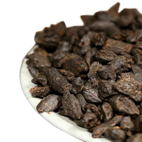 Thé Pu'er cuit chinois riz gluant thé noir Pu-Erh 250g en vrac pour infusion digestive