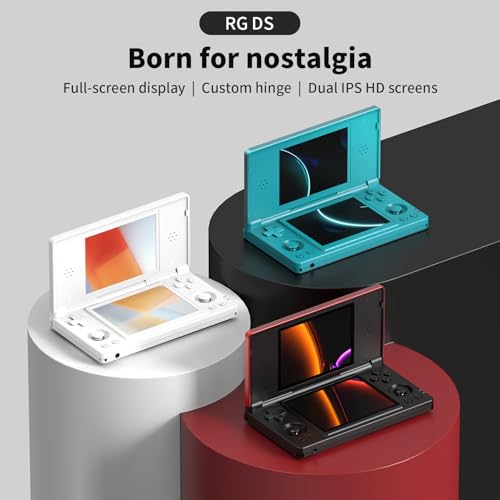 Image of RgAmbernic RG DS Android 14 System Flip Handheld Game Console Anbernic RG DS Dual Screen 4 inch resolution 640 * 480 OCA Full Touch Screen Built-in Hall Chip 4000mAh [android]